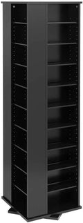 Black Four-Sided Spinning Tower Storage Cabinet V592