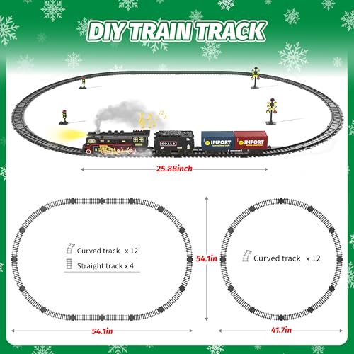 Electric Train Toy with Lights and Sound B741046