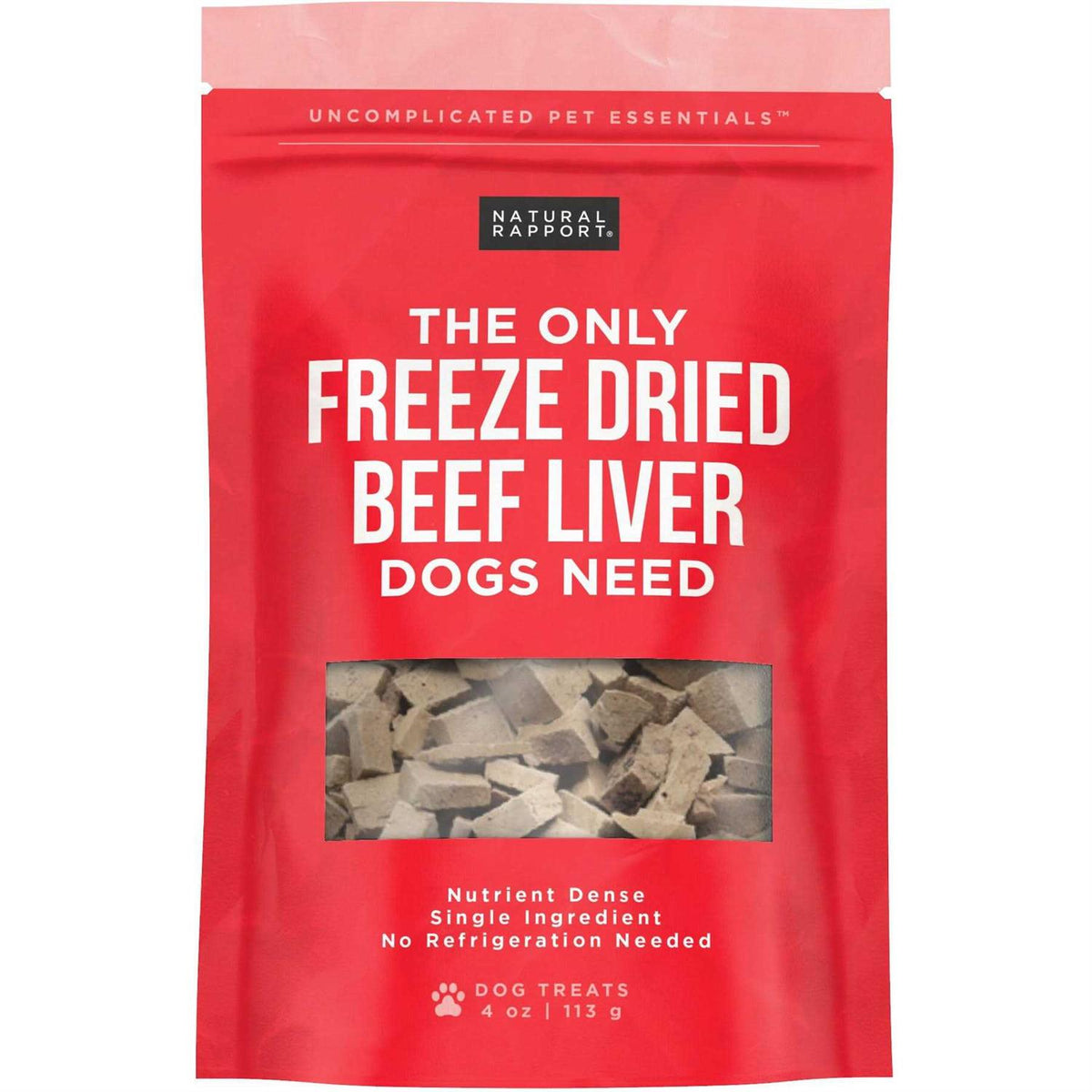 Freeze Dried Beef Liver Dog Treats L3455