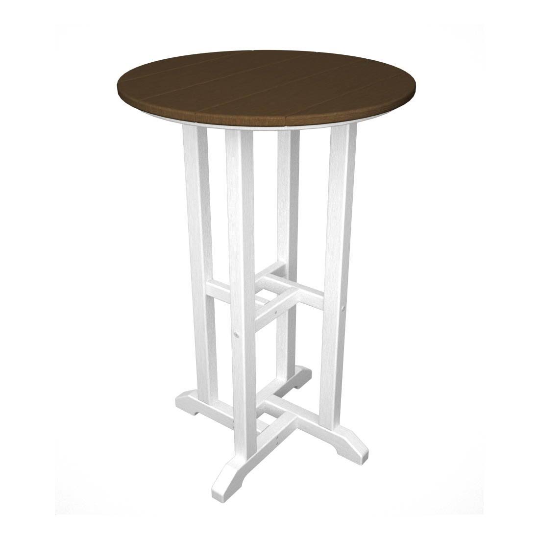 White Round Counter Table S3550