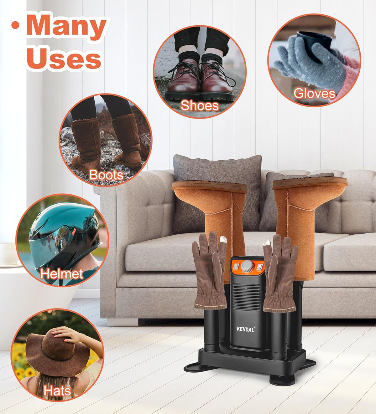 Portable Boot Dryer with Adjustable Tubes M4256