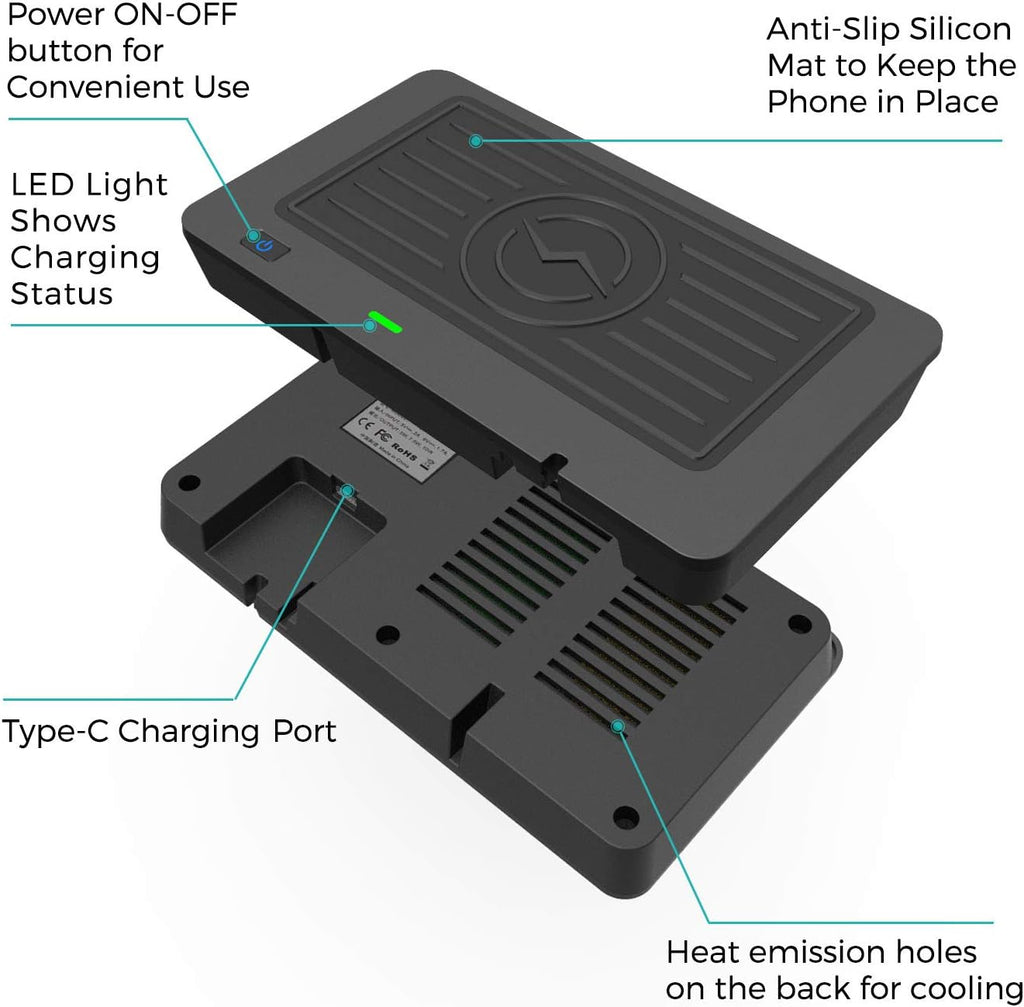 Wireless Charger Pad Mat Pack of 2 Q392