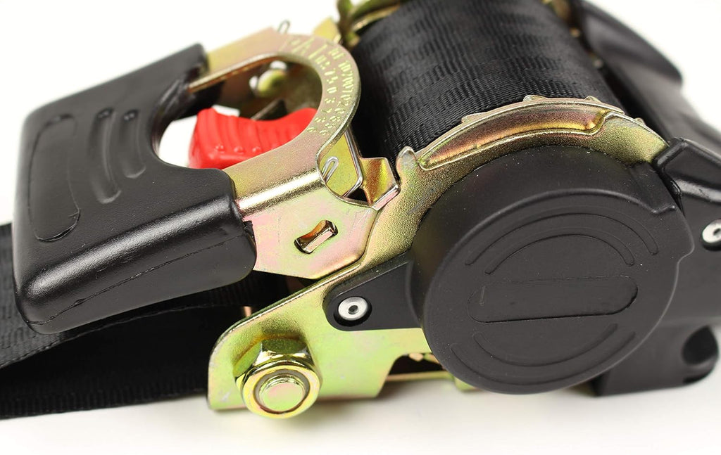 2 Auto Retract Ratchet Straps 1 x 10' Retractable Cargo Tie-Downs C978439