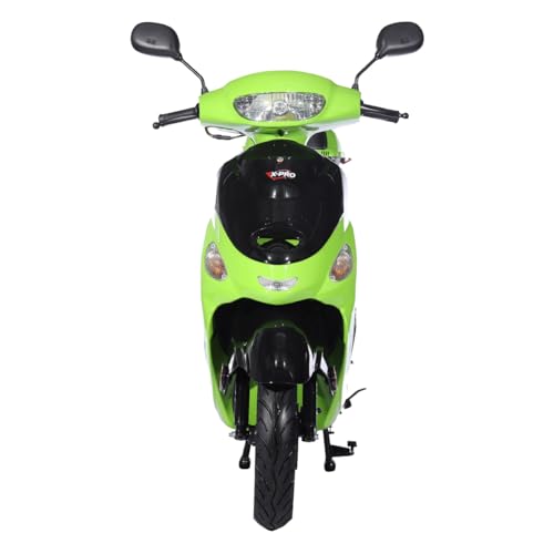 Black 50 Moped with 10" Aluminum Wheels H1871