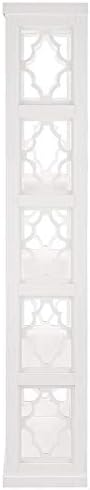 White 5 Shelf Bookcase M8950