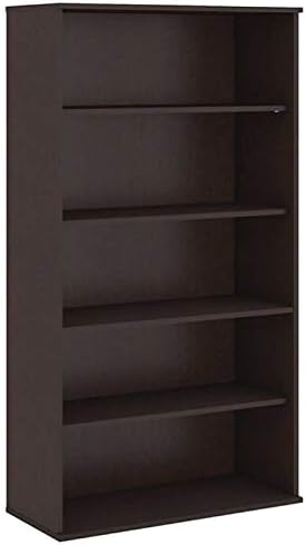 5 Shelf Bookcase in Mocha Cherry Y62058