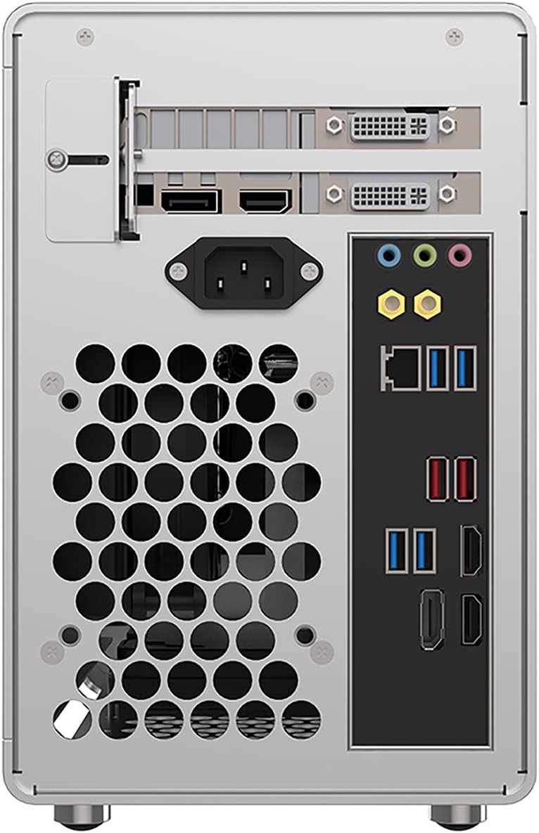 Mini ITX Aluminum Computer Case with Tempered Glass T612