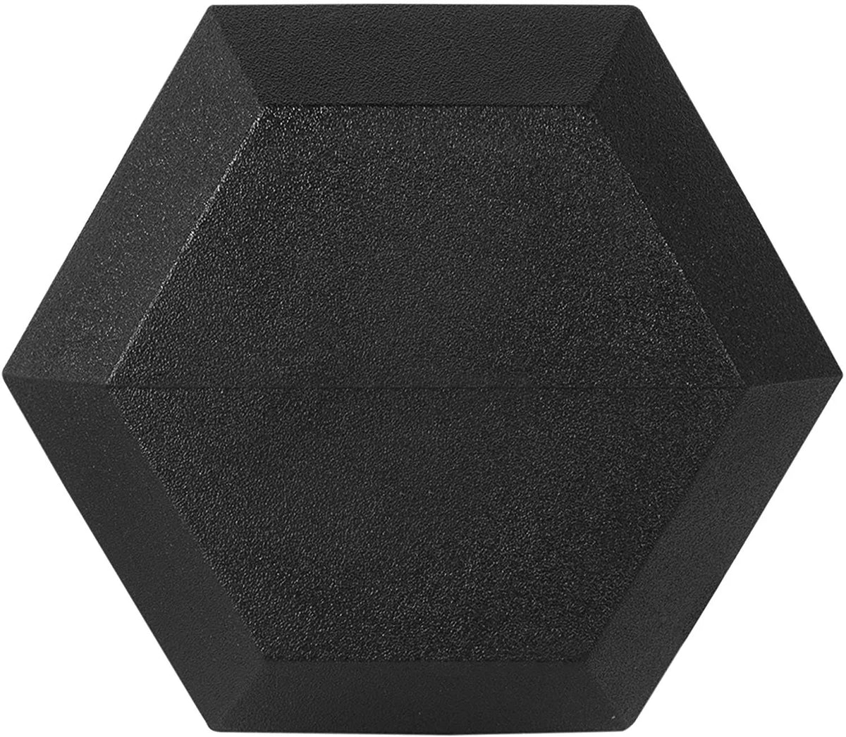 Rubber Encased Hex Dumbbell Pair Black A3340