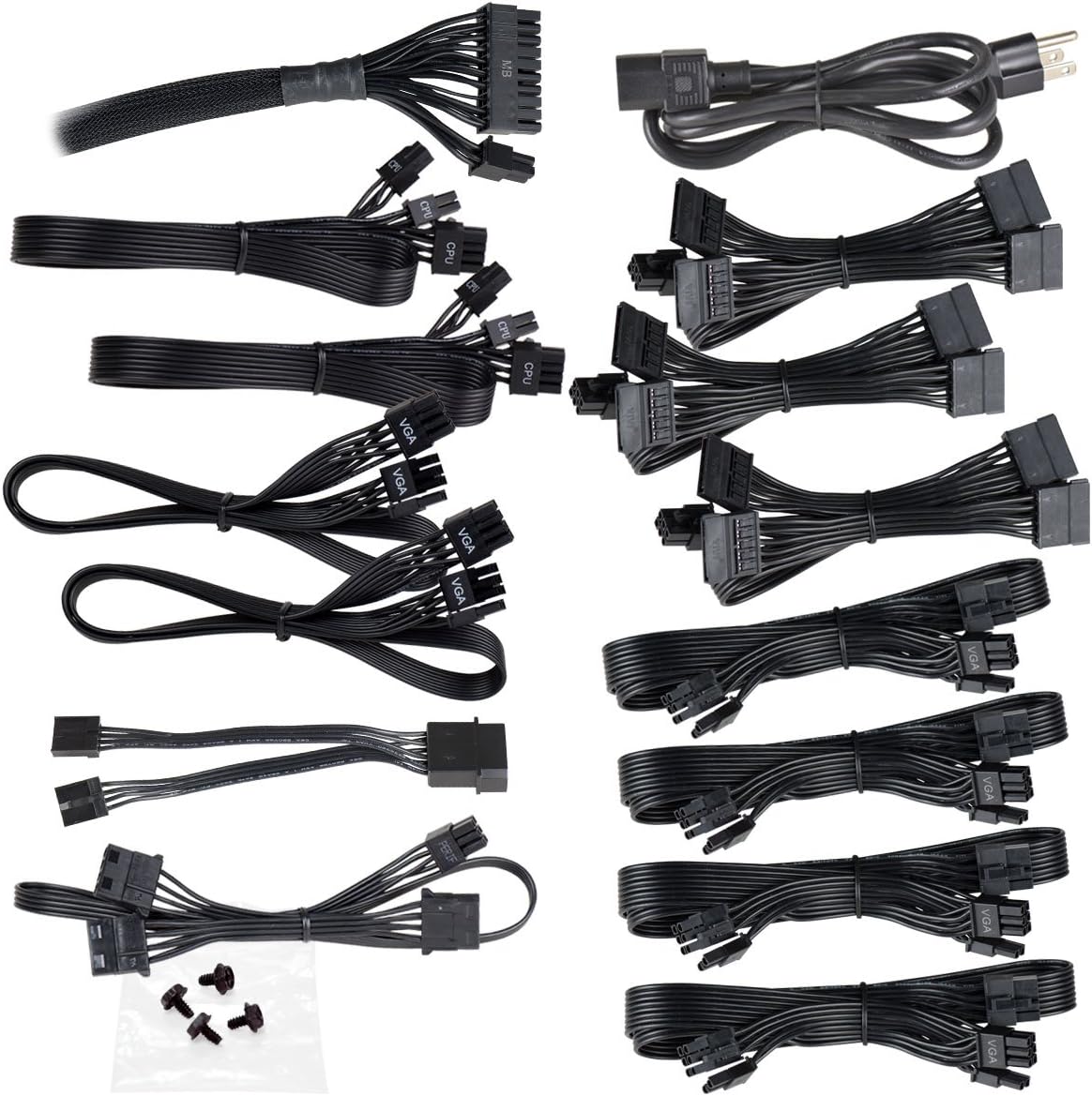 1000W 80+ Gold Semi Modular Power Supply N9407