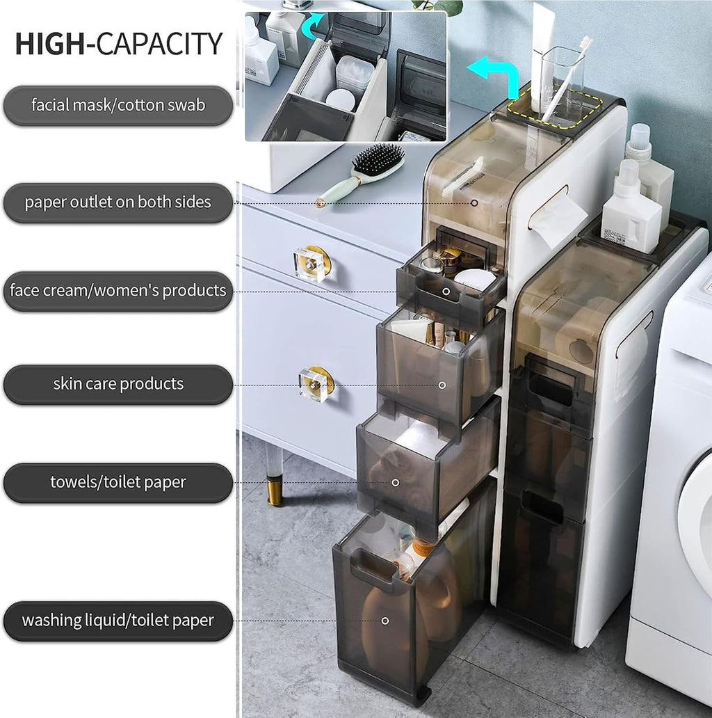 Floor-standing Bathroom Storage Cabinets S6456