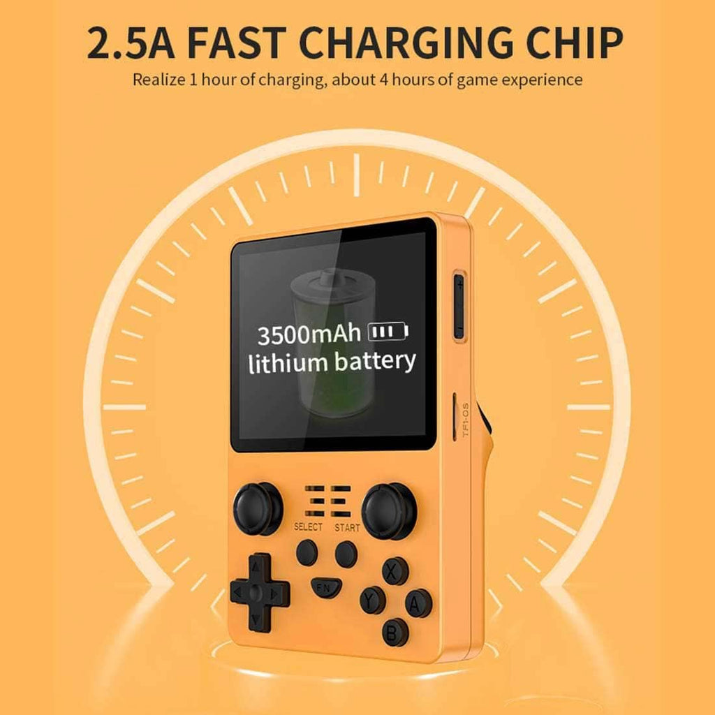 Yellow 3.5 Inch Handheld Game Console K40897