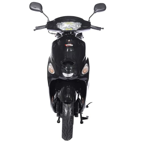 Black 50 Moped with 10" Aluminum Wheels H1871