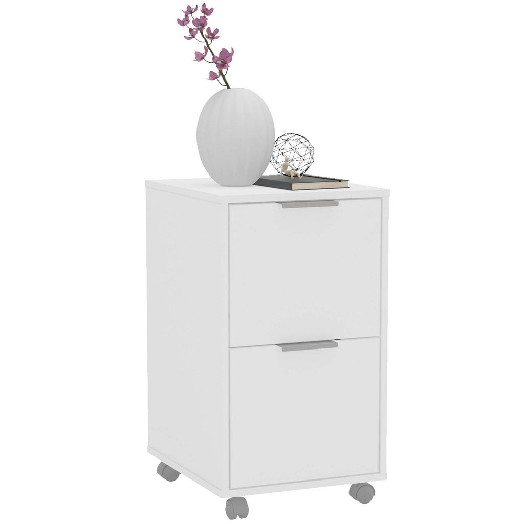 White 2 Drawer File Cabinet G402306