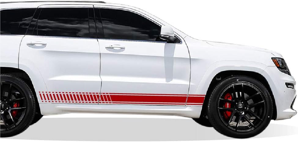 Racing Side Stripes Decal Sticker Graphic Pack of 2 G2026