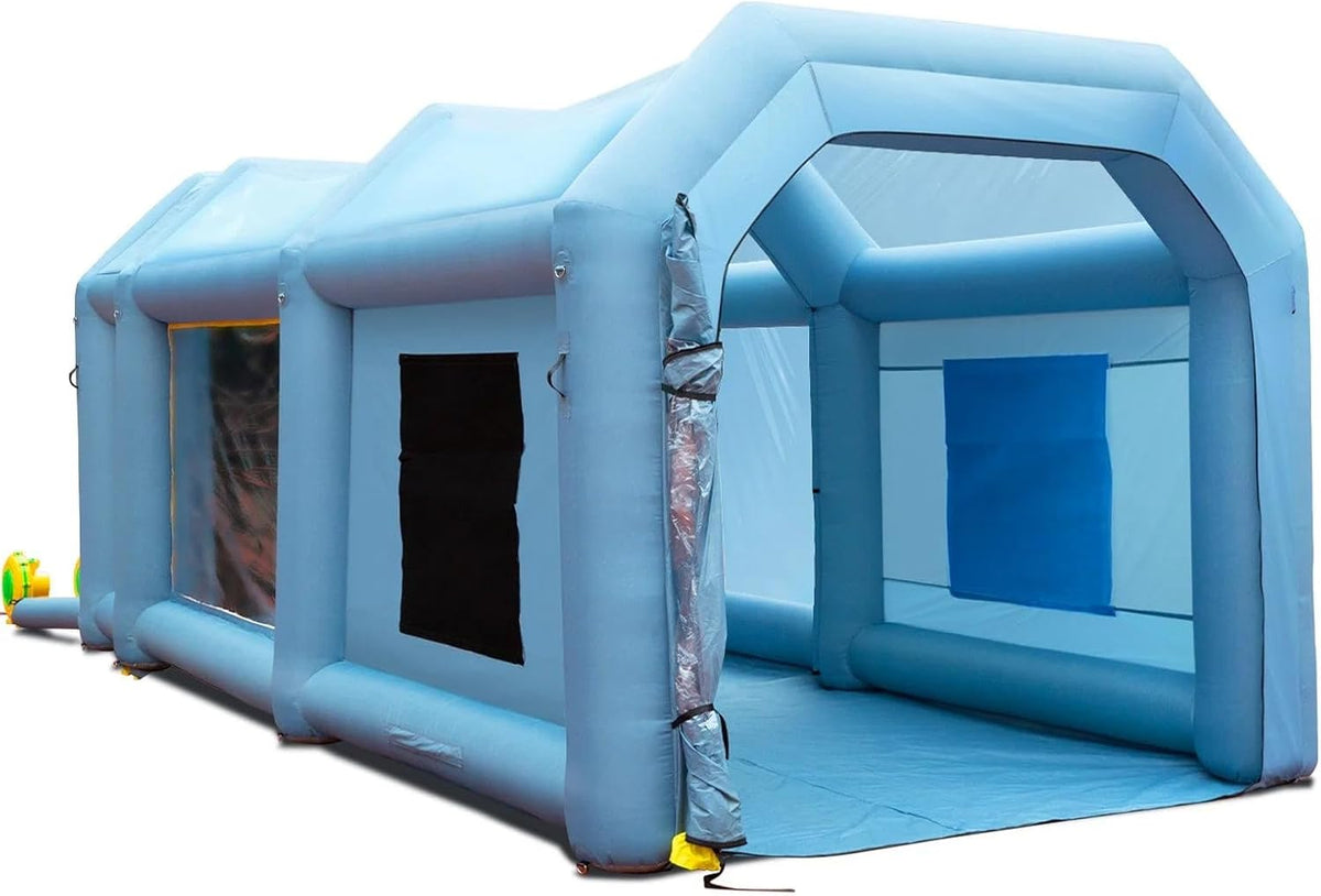 20x10x8ft Inflatable Spray Booth with Blowers Air Filter System U2112