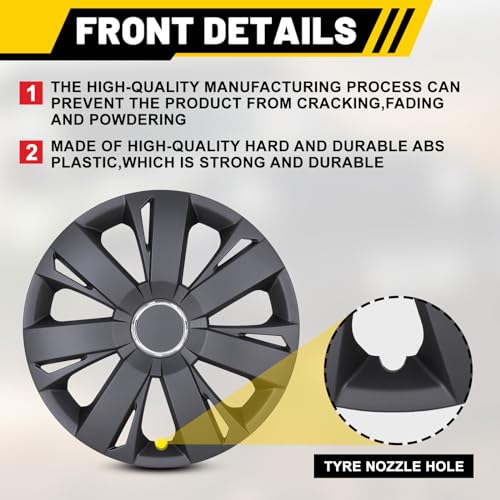 16 inch ABS Chrome Wheel Hubcap Covers Set of 4 H929123