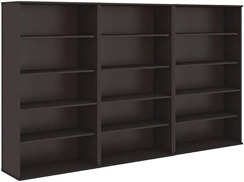 5 Shelf Bookcase in Mocha Cherry Y62058