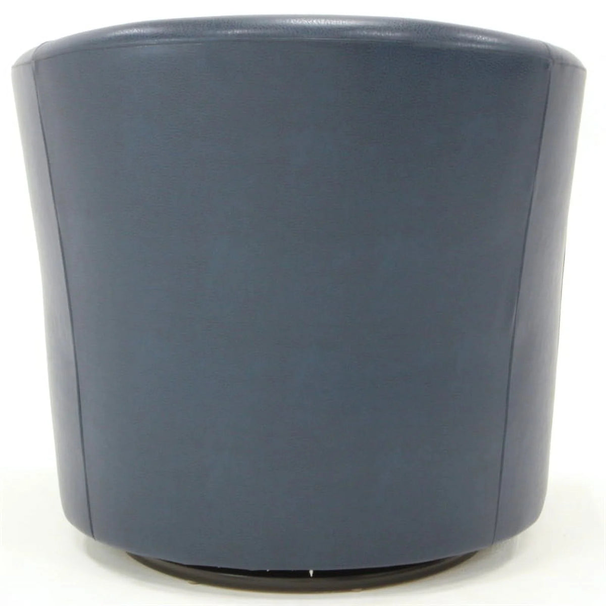 Blue Faux Leather Swivel Club Chair Y568