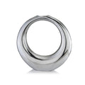 Silver Aluminum Ring Small Hoop Vase M9461