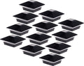4 x 4 Solar LED Fence Post Cap Light 12 Pack Black Z8178