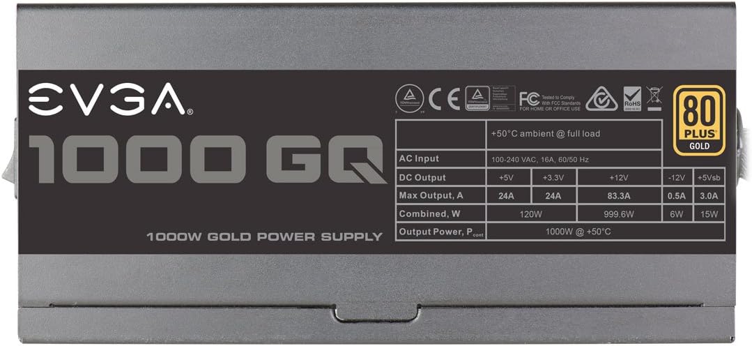 1000W 80+ Gold Semi Modular Power Supply N9407