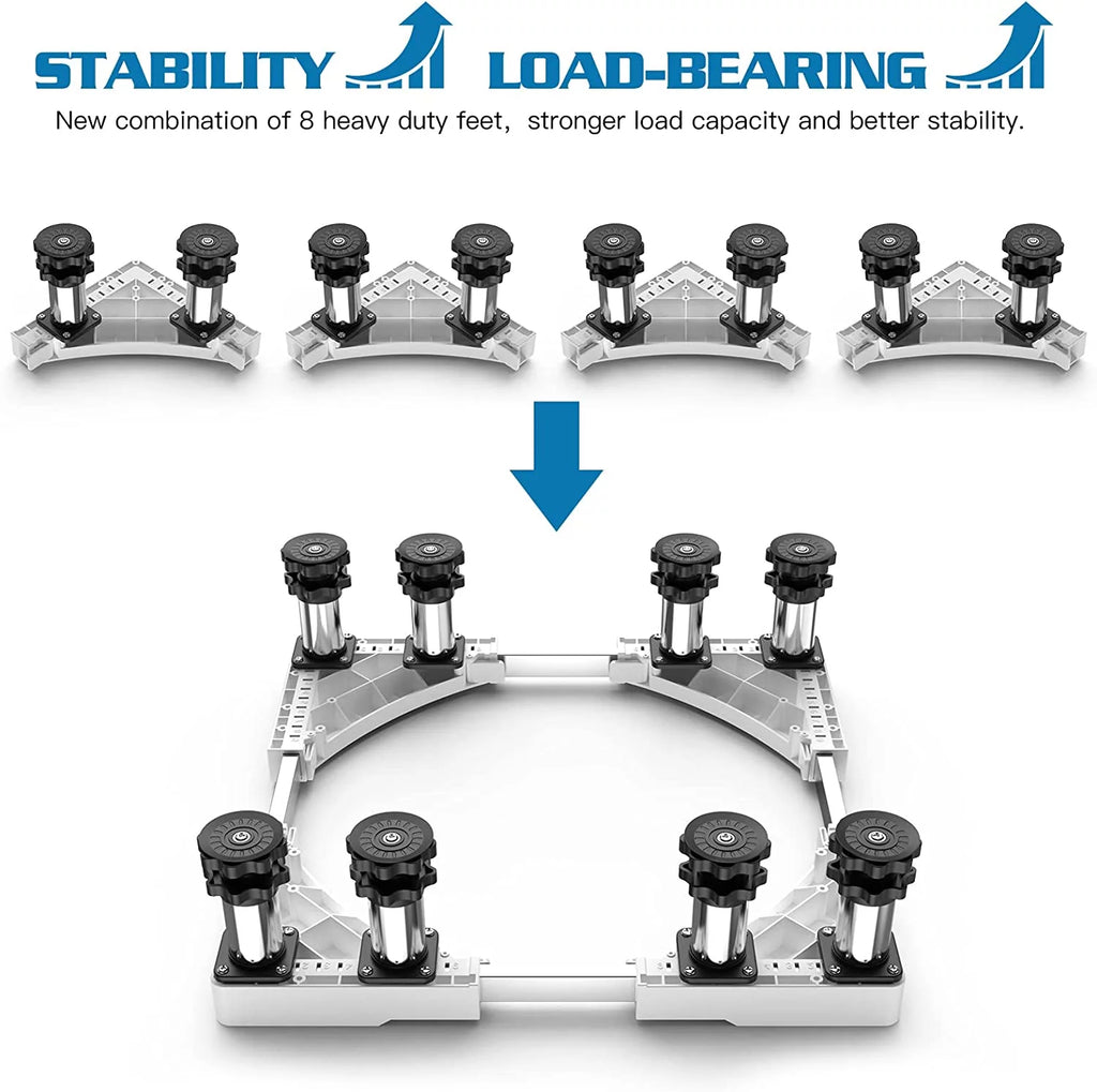 Mini Fridge Stand with 8 Adjustable Feet N26124