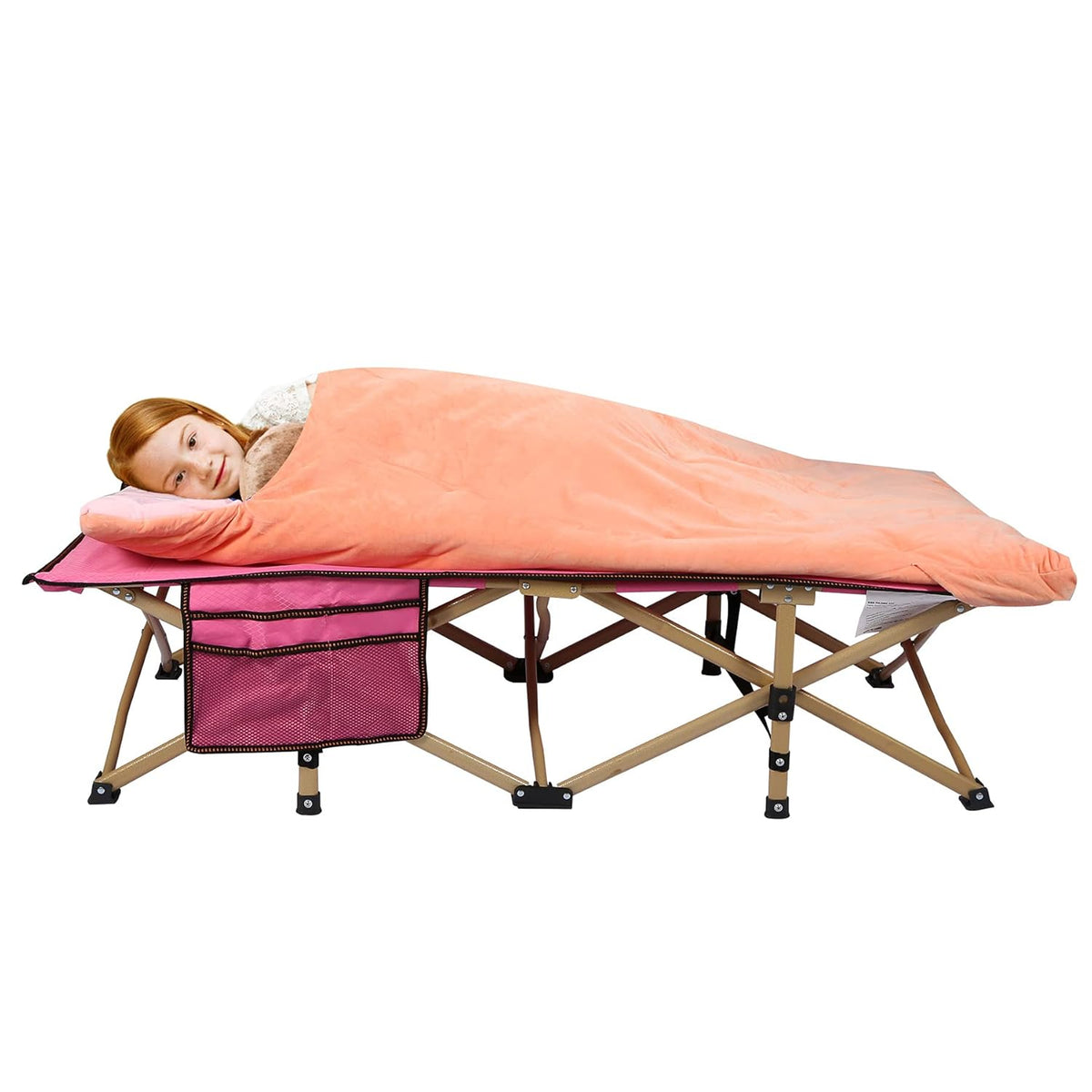 Kids Portable Folding Cot Bed, Blue 53x26 P2227