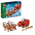 LEGO Santa's Sleigh Building Toy Set with Santa Claus Figurine & Reindeer S817