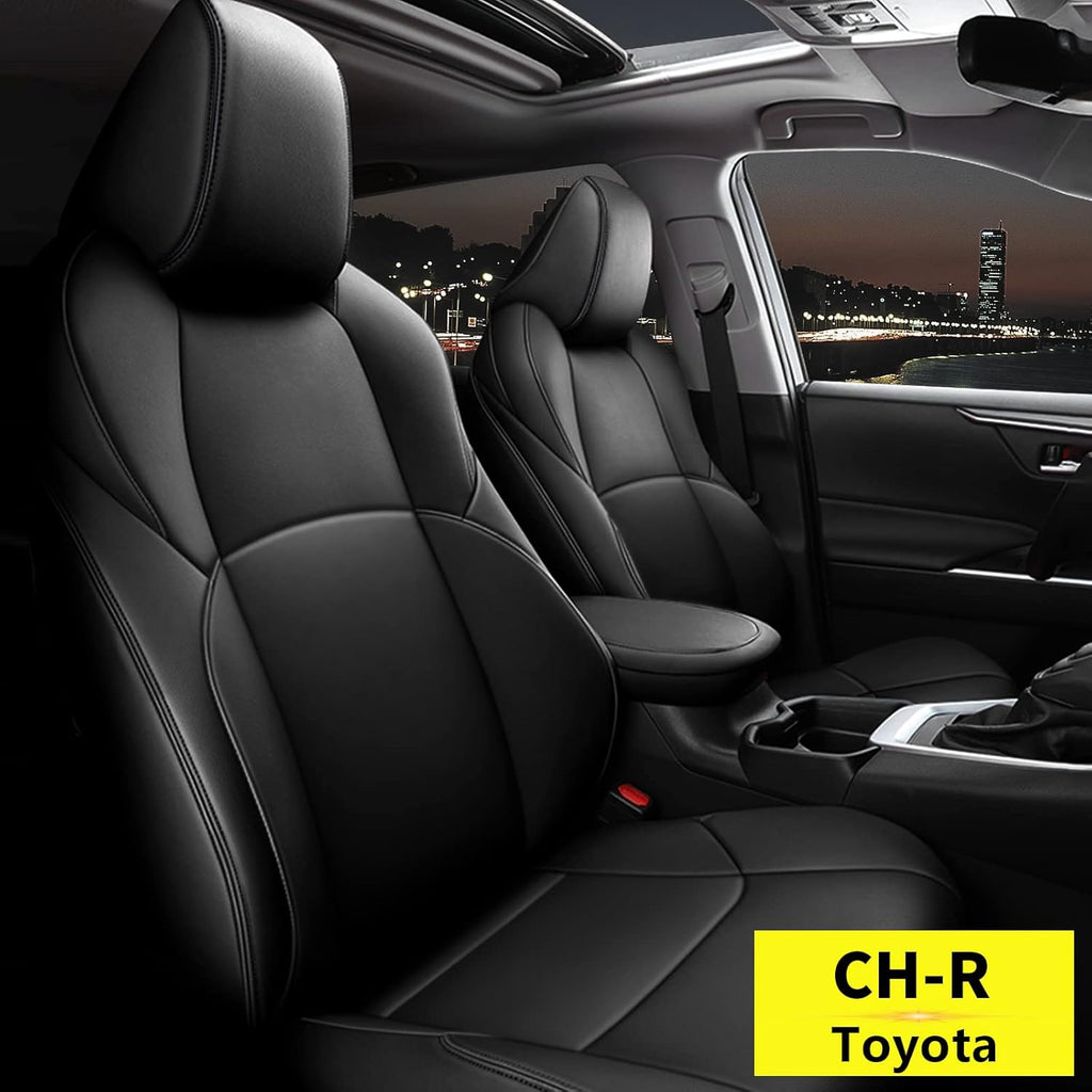 Faux Leather Car Seat Covers Full Set M6190