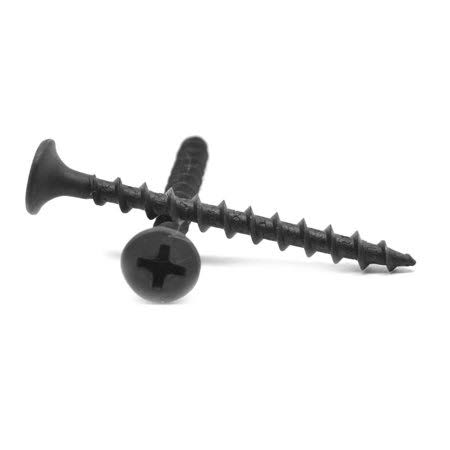 1 5/8 inch Coarse Thread Drywall Screw Phillips Bugle Head Black Phosphate M774