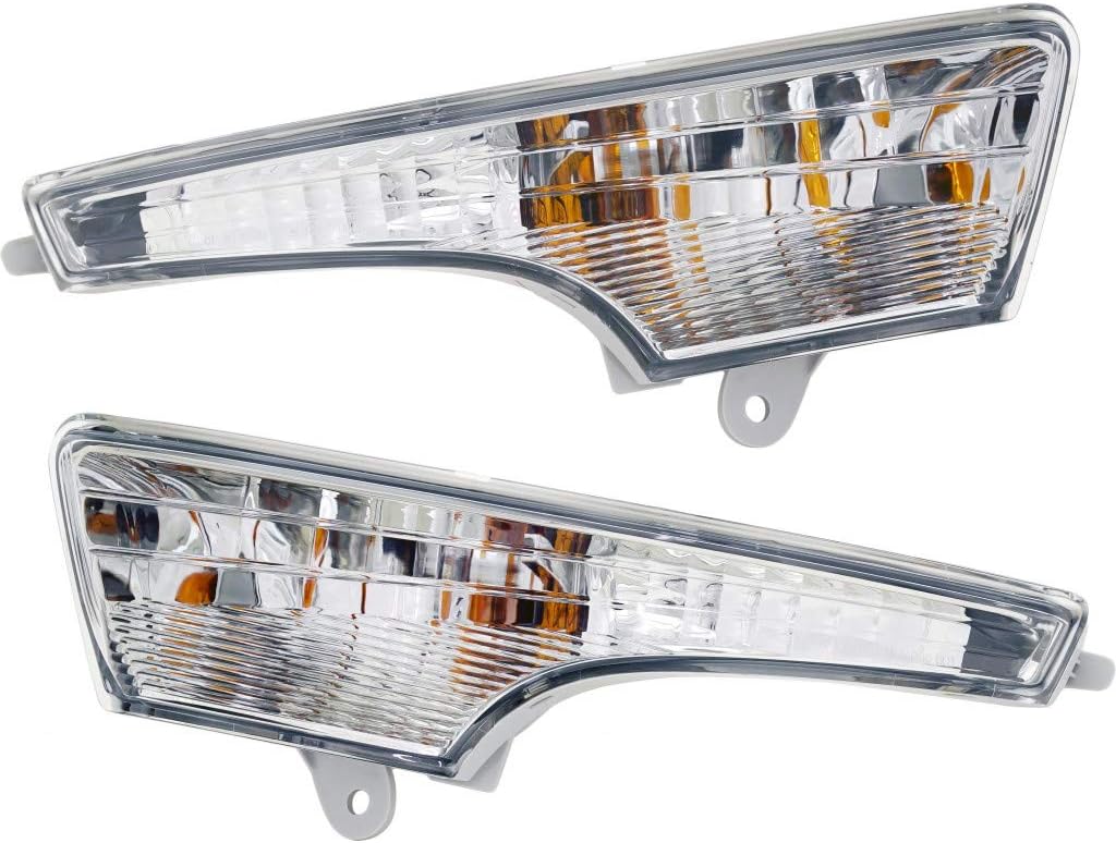 2013-2015 Nissan Altima Driver and Passenger Side Turn Signal Side Marker Light with Bulbs X5176