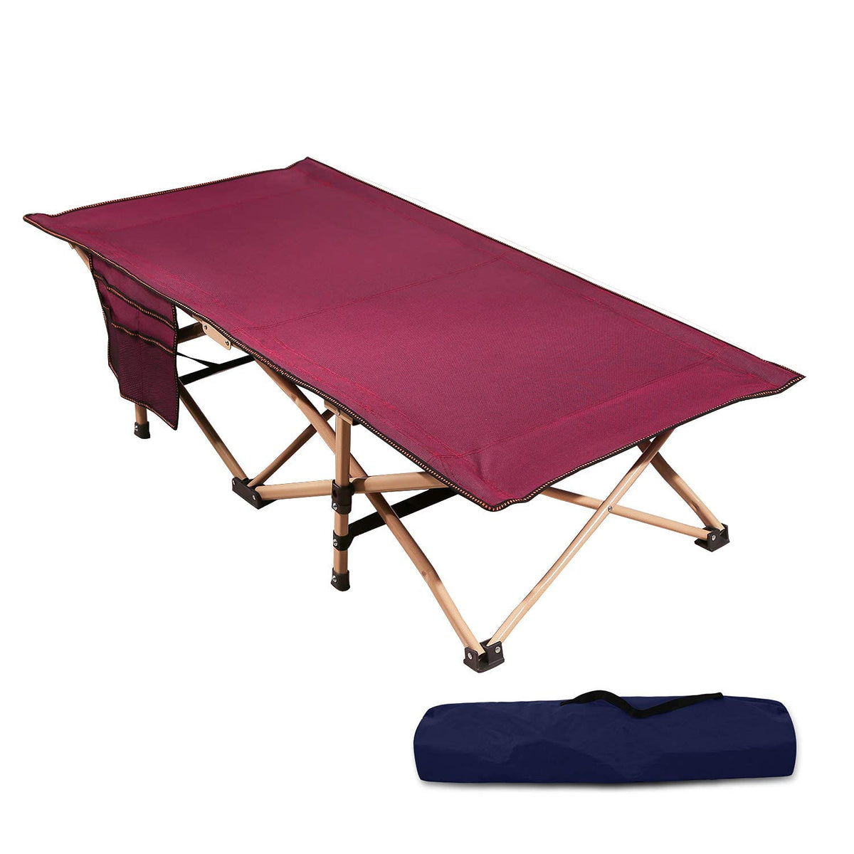 Kids Portable Folding Cot Bed, Blue 53x26 P2227
