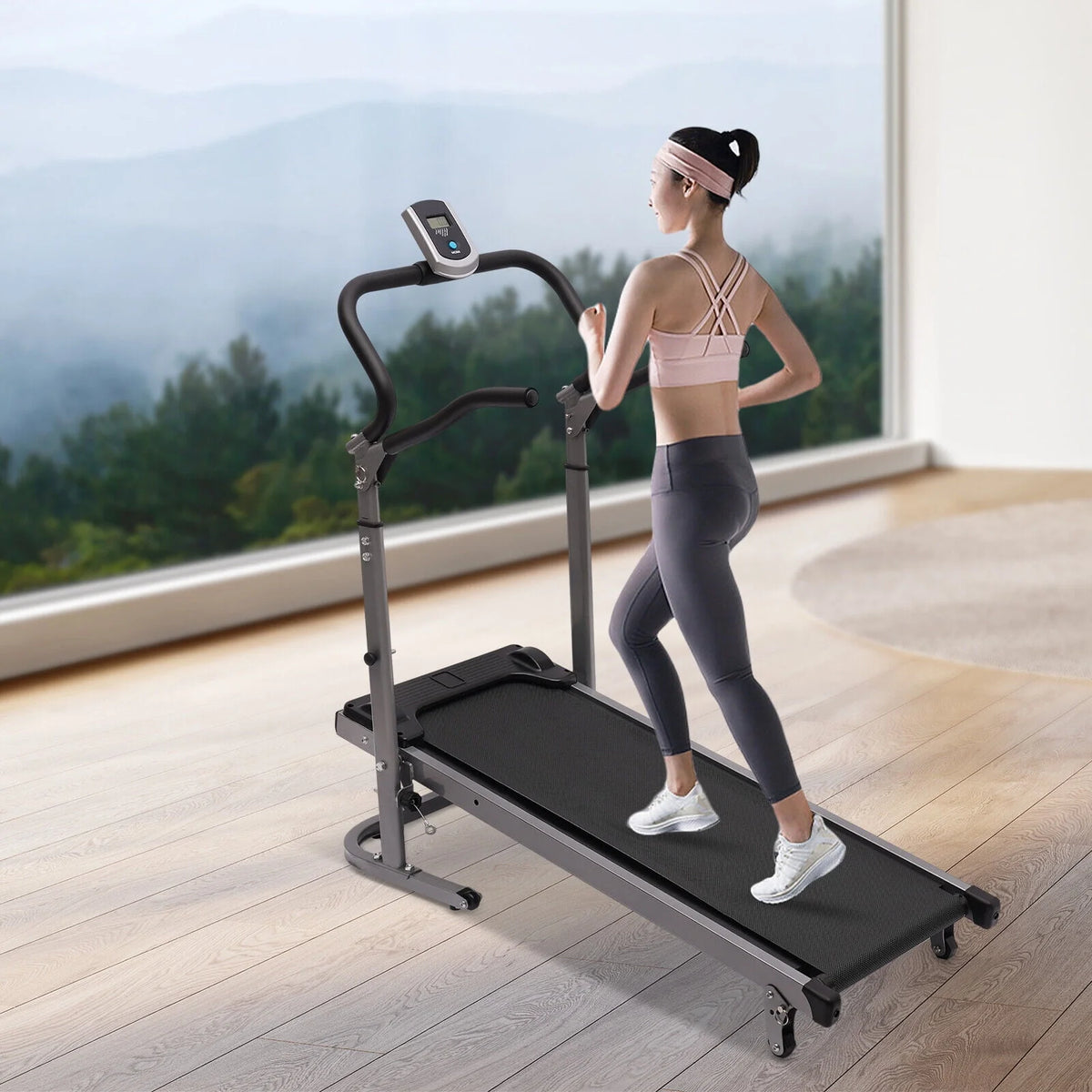 Pink Folding Treadmill K44553