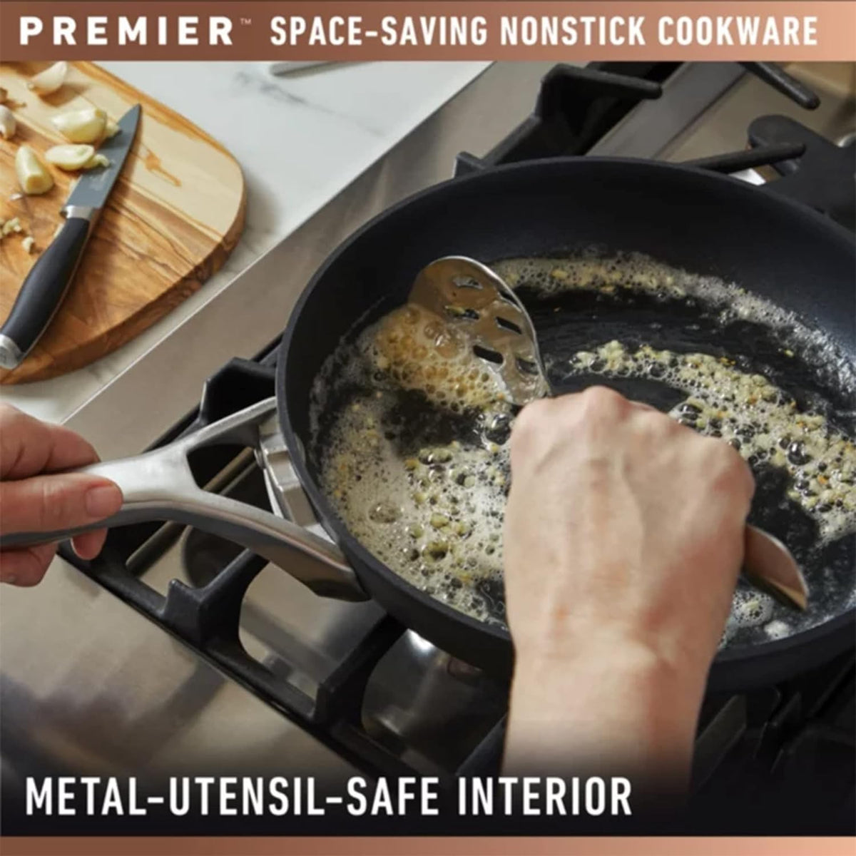 1.5 Quart Hard-Anodized Nonstick Sauce Pan with Lid U50245