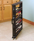 Natural Slim Rolling Kitchen Cart C844094