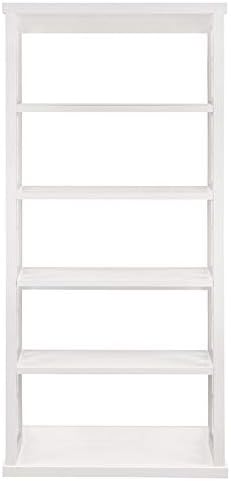 White 5 Shelf Bookcase M8950
