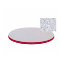 Round Cafe Breakroom Laminated Top 24 in. Gray Granite E455413