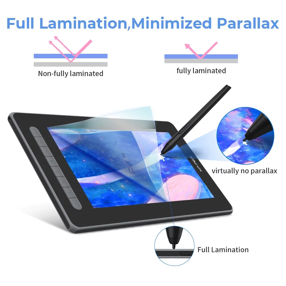 Pink 11.9in Graphics Display Digital Tablet N34869