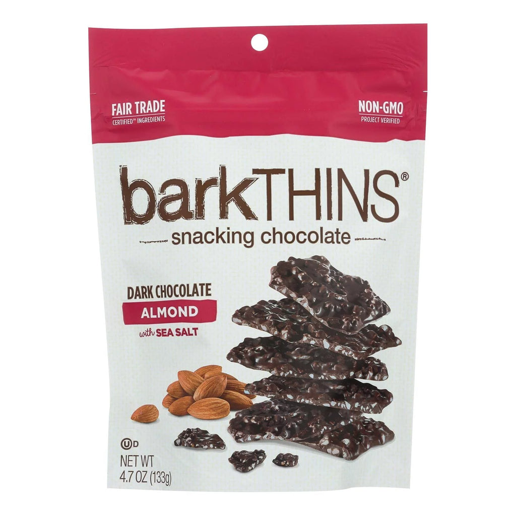 12 Pack Dark Chocolate Almond Snack Bars With Sea Salt, 4.7 Ounce Bars G1611