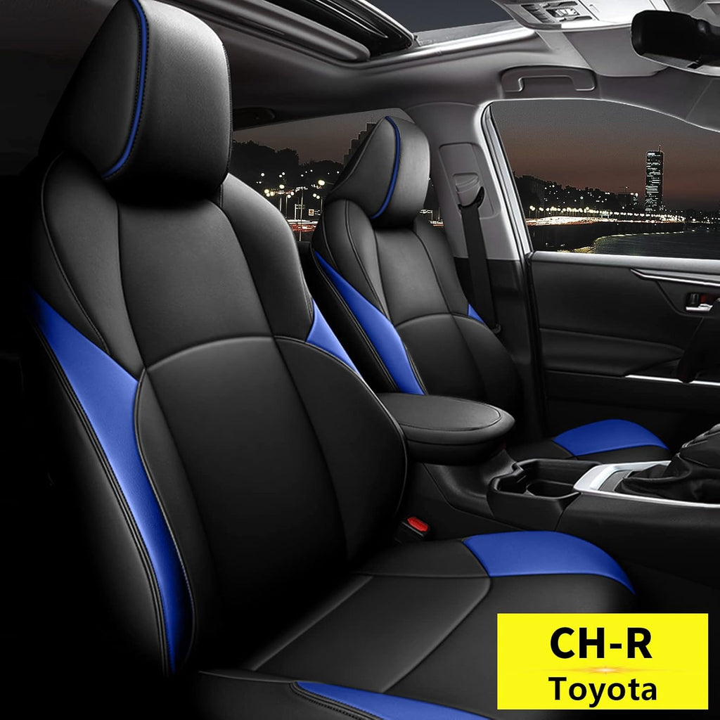 Faux Leather Car Seat Covers Full Set M6190