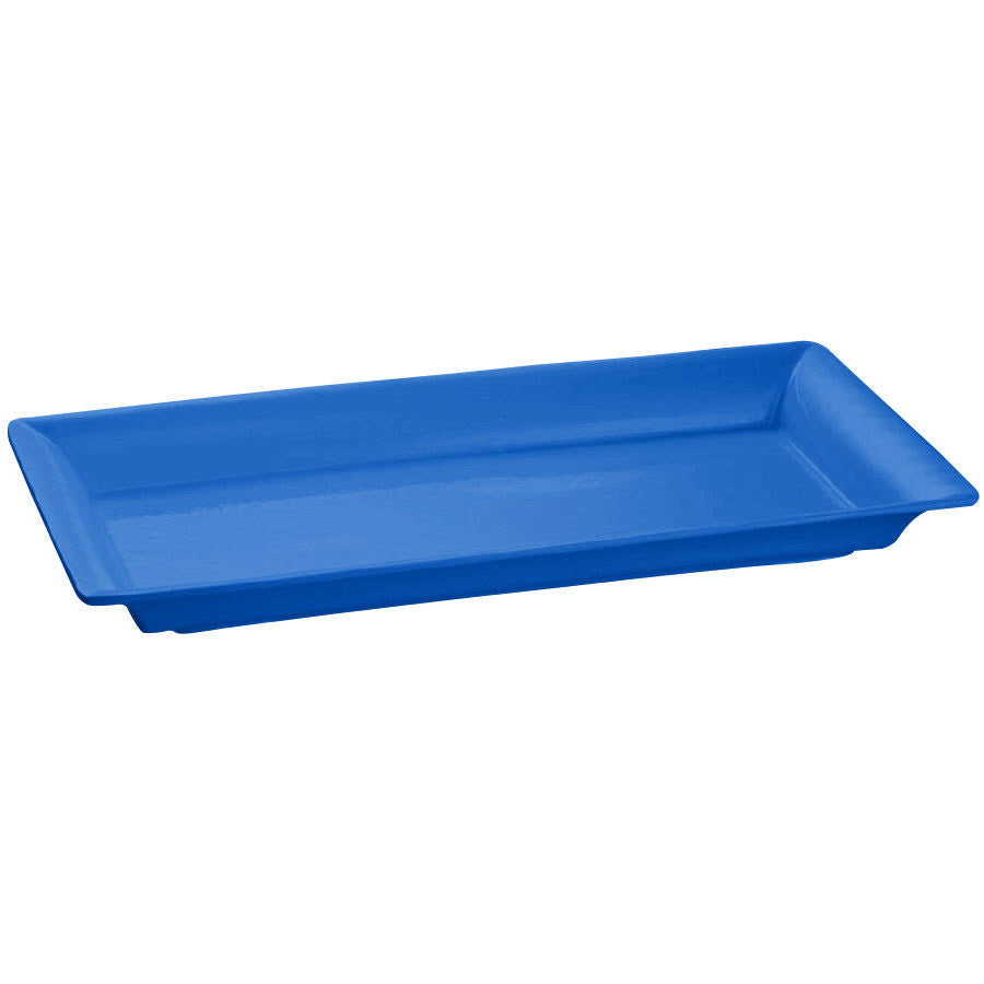 Cobalt Blue Cast Aluminum Rectangular Platter K9263