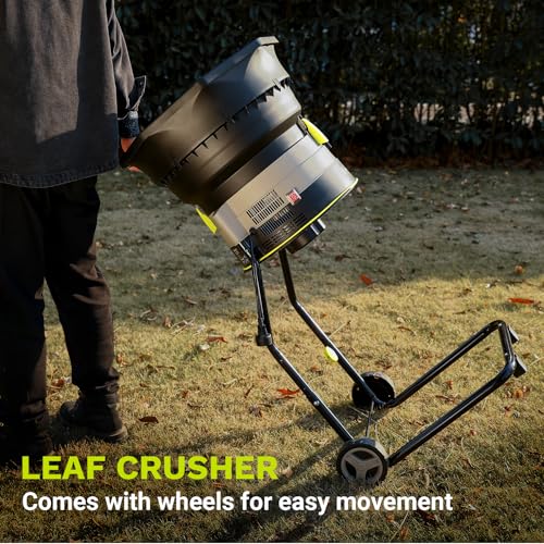 13-Amp Electric Leaf Mulcher Shredder with 20 Cutting Lines X7426