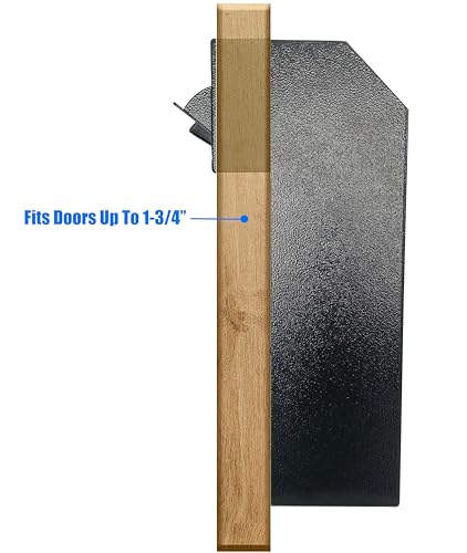 Black Galvanized Steel Locking Mailbox Door Drop Box N5038