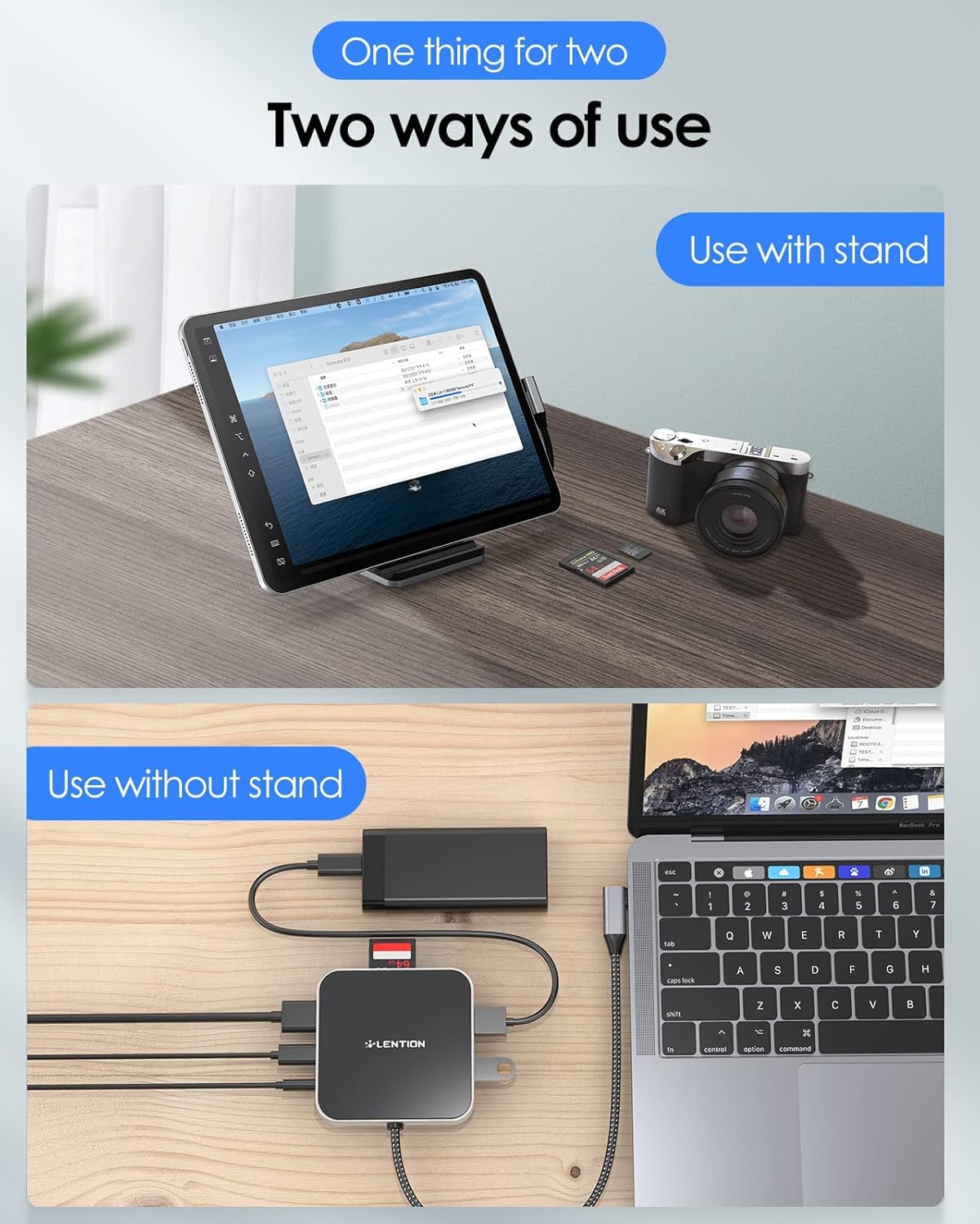 USB C Hub with 4K HDMI, SD Card Reader, USB 3.0 & 60W PD, Black R88456