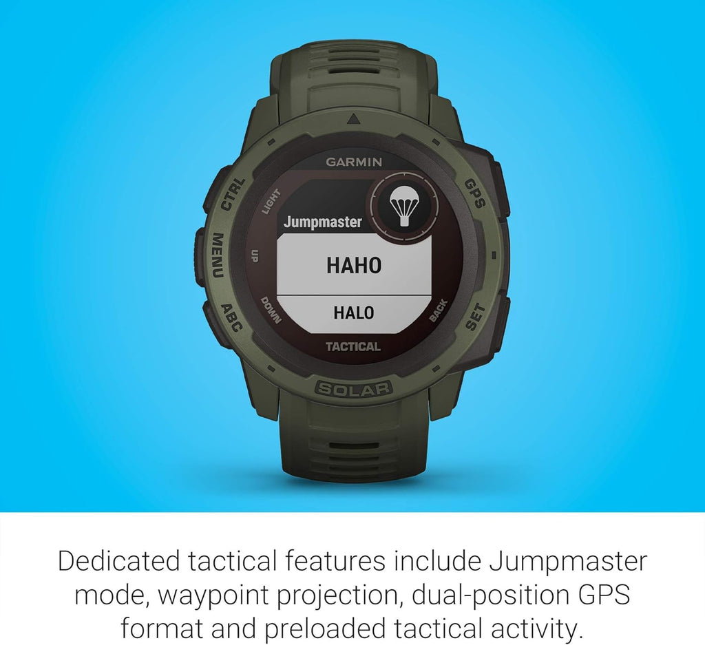 Moss Green Solar-Powered Rugged Outdoor Smartwatch X511081