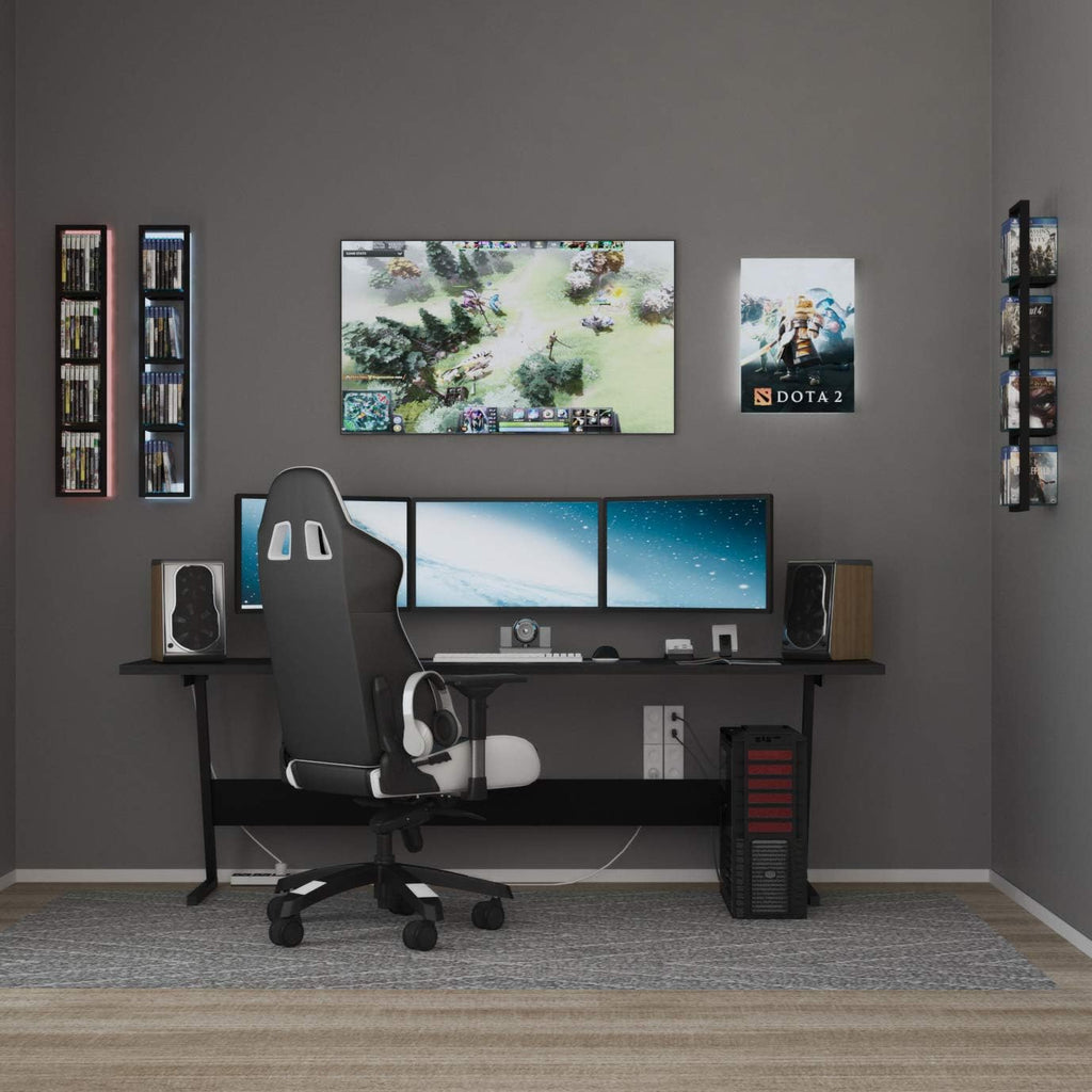 Black Floating Shelves Set of 3 L994987
