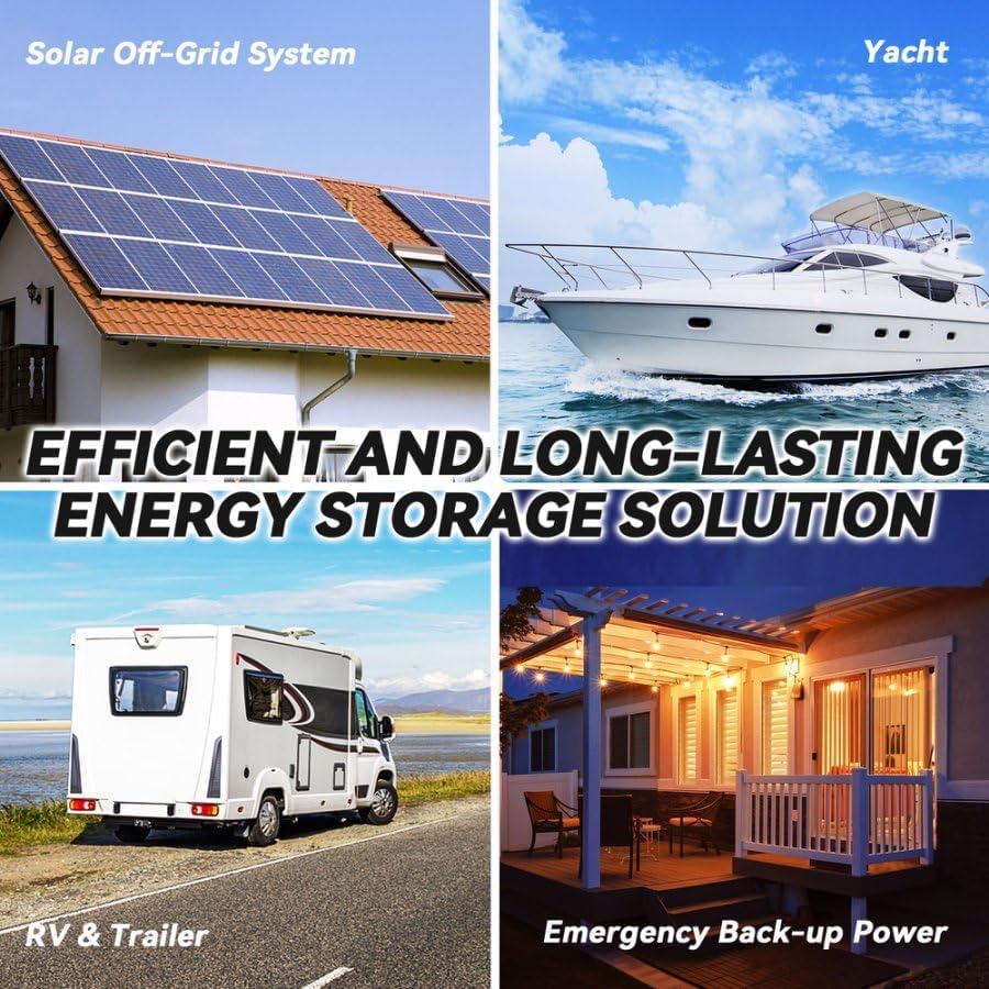 12V 100Ah LiFePO4 Battery Group 31 With Built-in 100A BMS A628