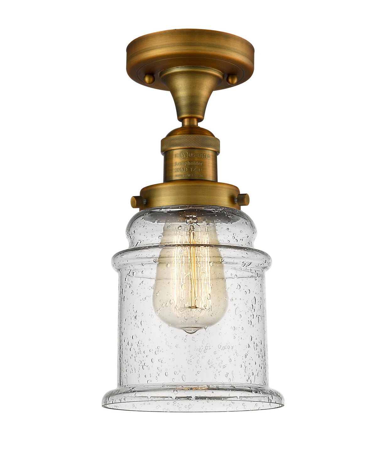 1 Light Semi-Flush Mount T671