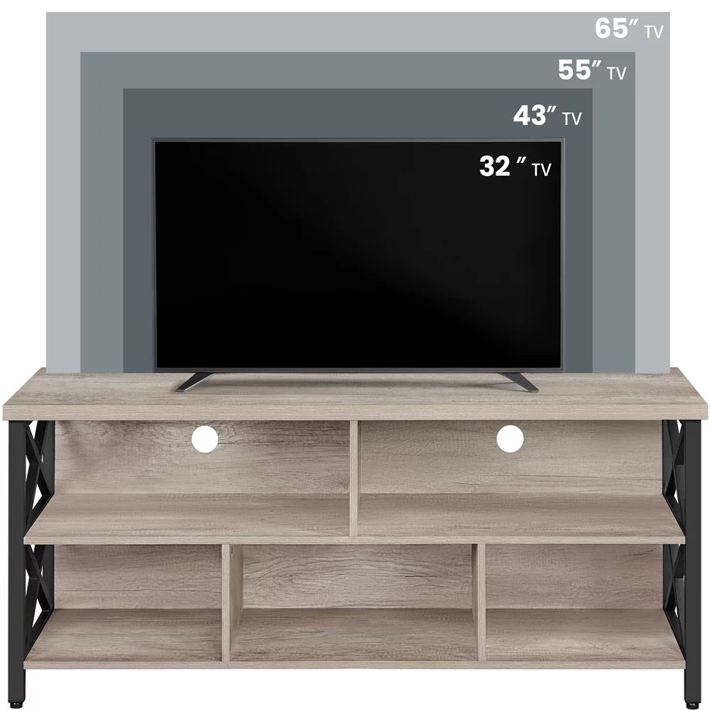 Gray TV Stand with Storage Q54866