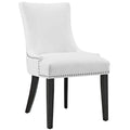 White Faux Leather Dining Chair C1023